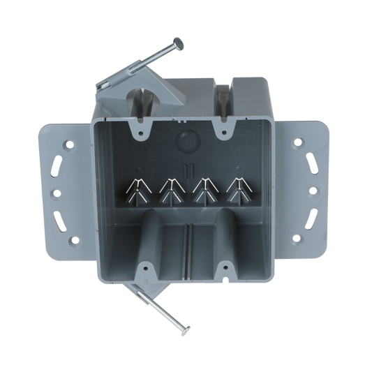 2-Gang New Work Electric Box